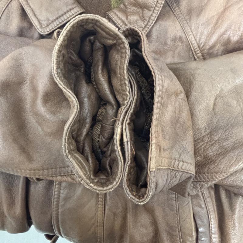 レザー レザー コート コート一般 VERA PELLE レザーコート ブランケット 茶 / ブラウン / brown メンズ USED 古着 中古 50151454