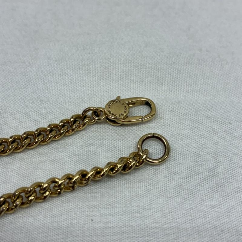 マークバイマークジェイコブス MARC by MARC JACOBS アクセサリー ブレスレット、バングル ロゴ チャーム ゴールド チェーン ブレスレット - ロゴ、文字 金 / ゴールド / gold color レディース USED 古着 中古 50151482