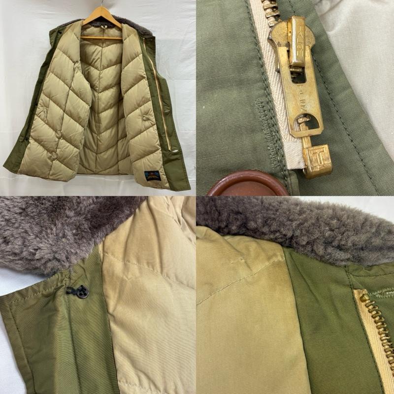 エディーバウアー Eddie Bauer ジャケット、上着 ダウンジャケット 60s 日の出タグ NORTHWIND ノースウィンド ダウンジャケット 襟ボア ミドル丈 ヴィンテージ メンズ USED 古着 中古 50151515