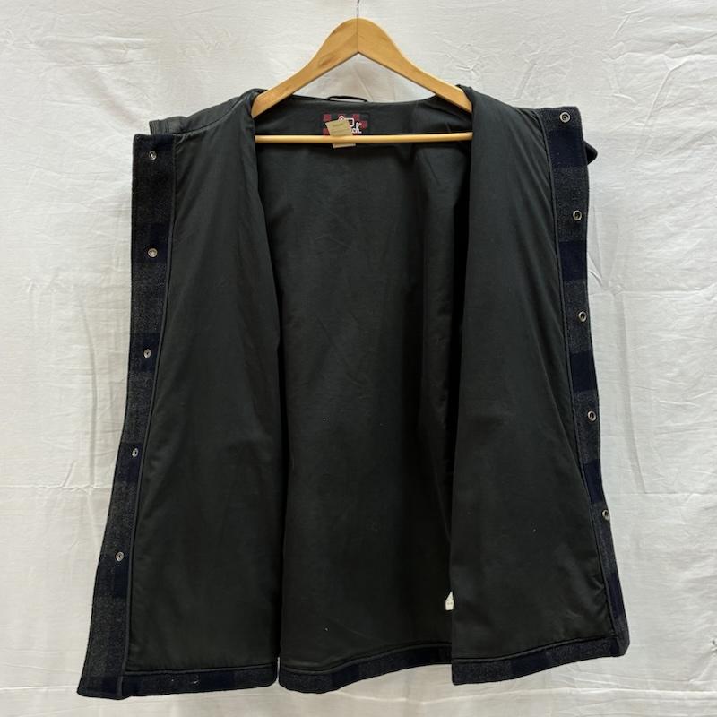 ウールリッチ WOOLRICH コート コート一般 80s 90s バッファローチェック フーデッド ウール ハーフコート M チェック メンズ USED 古着 中古 50151622