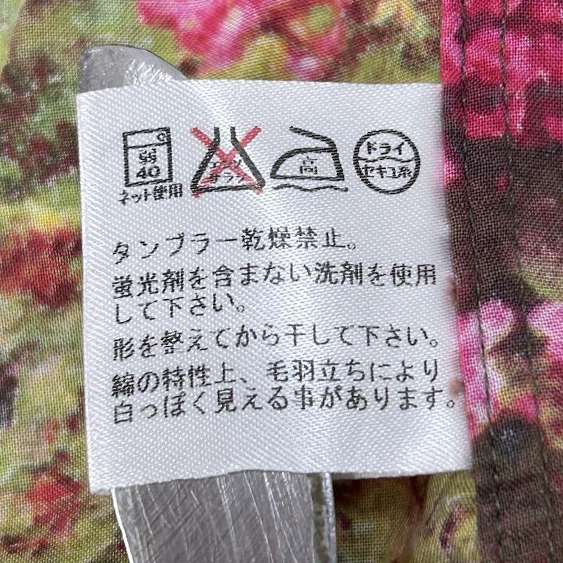 ポールスミス Paul Smith シャツ、ブラウス 長袖 総柄 花柄プリント フラワー ピンク系 443654 L 総柄 X 花柄 桃 / ピンク / pink X 緑 / グリーン / green メンズ USED 古着 中古 50151672
