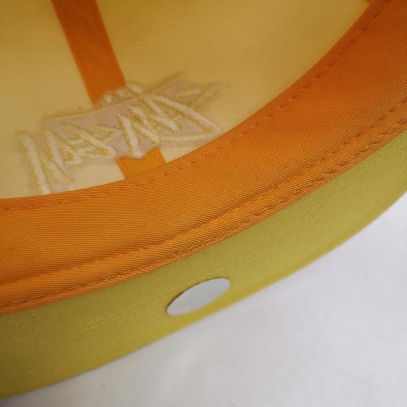 ステューシー STUSSY ウェア ウェア Snapback Cap ストック ロゴ 刺繍 スナップ バック ベースボール キャップ 黄 / イエロー / yellow メンズ USED 古着 中古 50151919