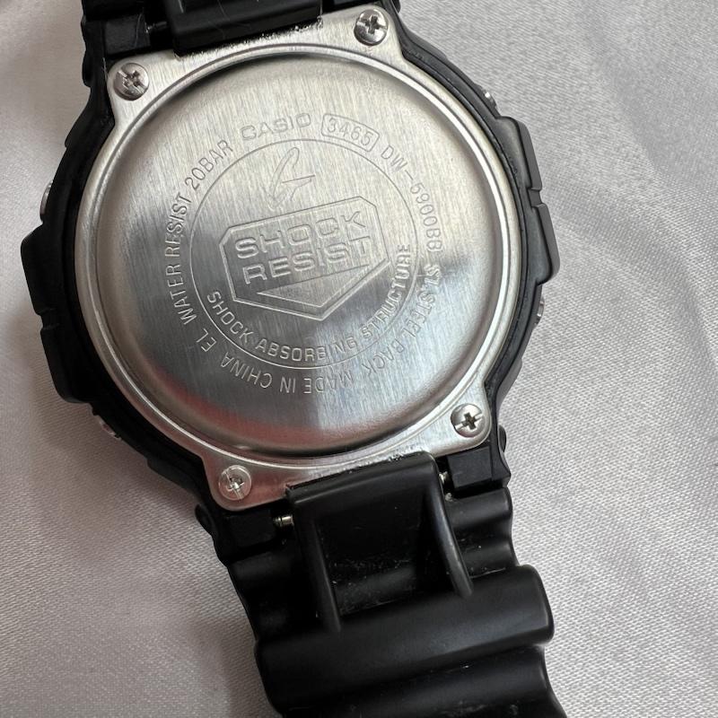 ジーショック G-SHOCK 腕時計 デジタル DW-5900BB-1JF デジタル 腕時計 - 黒 / ブラック / black メンズ USED 古着 中古 50151929