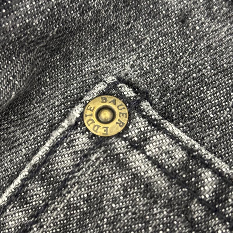 エディーバウアー Eddie Bauer ボトムス ボトムス ブラックデニム ジーンズ 90s 黒タグ ルーズテーパード 米国製 38インチ メンズ USED 古着 中古 50152028