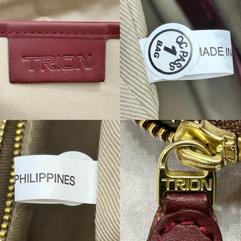 トライオン TRION ハンドバッグ ハンドバッグ ブリーフバッグM ビジネスバッグ Brandy 牛革 AA113 - 無地 メンズ USED 古着 中古 50152595