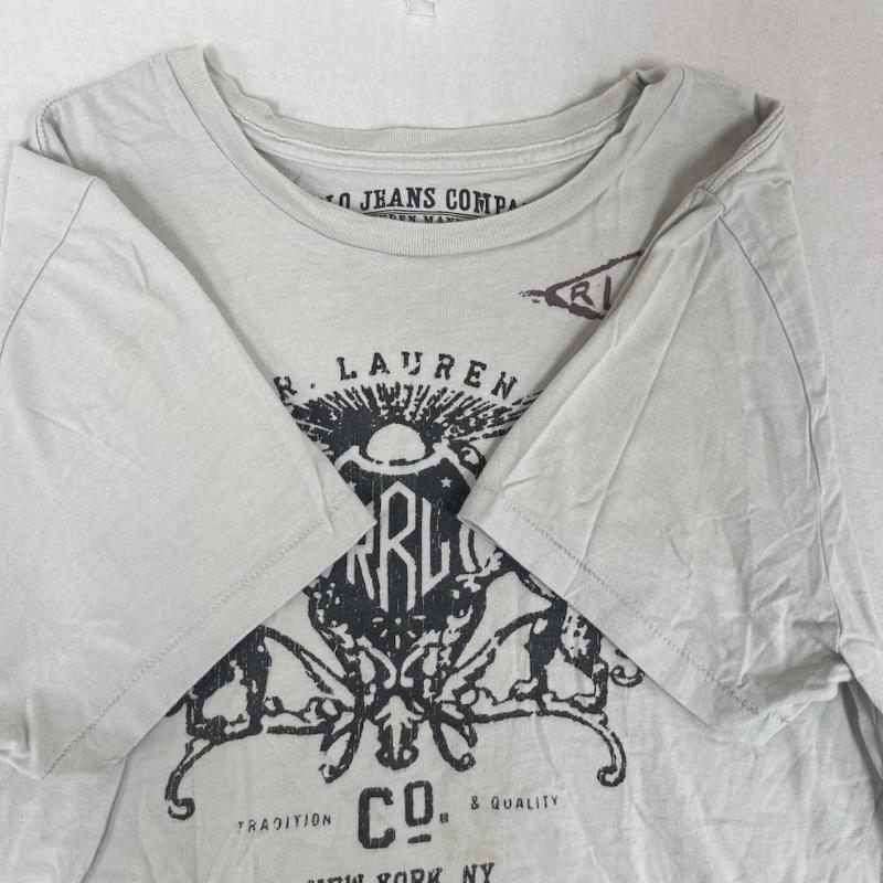 ポロジーンズカンパニー POLO JEANS COMPANY トップス トップス ロゴ Tシャツ カットソー 半袖 S ベージュ / ベージュ / beige メンズ USED 古着 中古 50152619