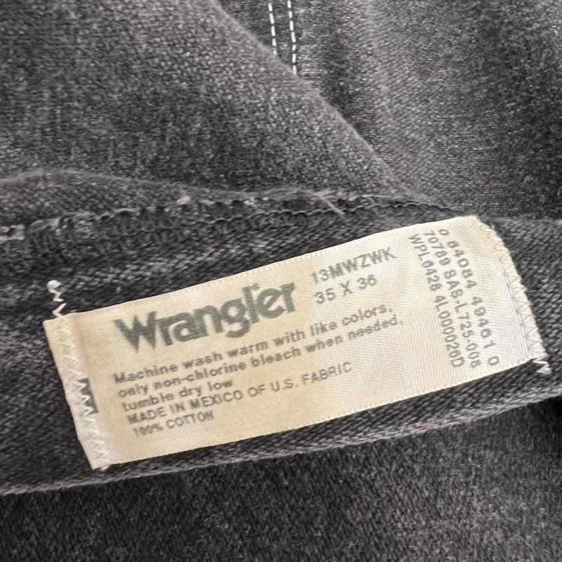 ラングラー Wrangler ボトムス ボトムス 90s 00s メキシコ製 13MWZWK ブラック デニムパンツ 35インチ メンズ USED 古着 中古 50152731