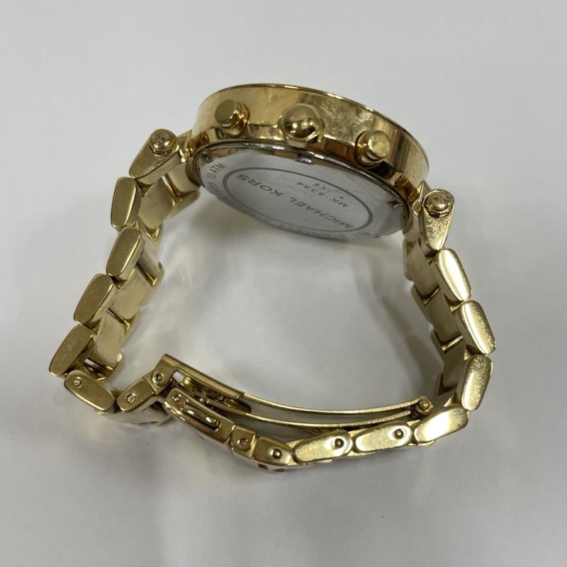 マイケルコース MICHAEL KORS ファッション小物 ファッション小物 腕時計 アナログ ラインストーン クロノグラフ ウォッチ - 金 / ゴールド / gold color レディース USED 古着 中古 50152798