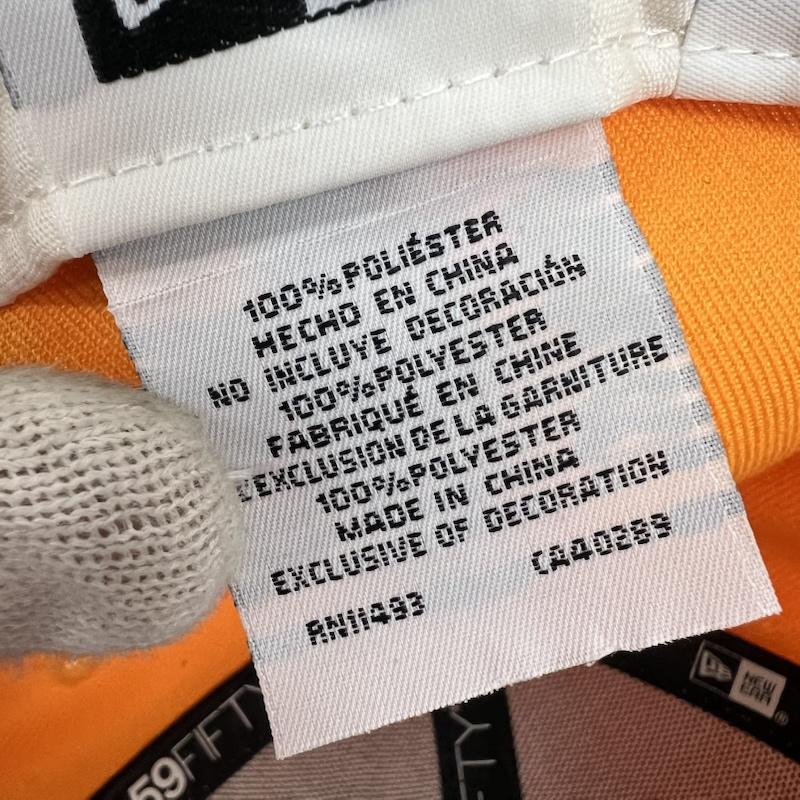 ニューエラ NEW ERA ファッション小物 ファッション小物 ミルウォーキー・ブレーブス ベースボールキャップ 帽子 7 3/8 58.7cm - 橙 / オレンジ / orange メンズ USED 古着 中古 50152844