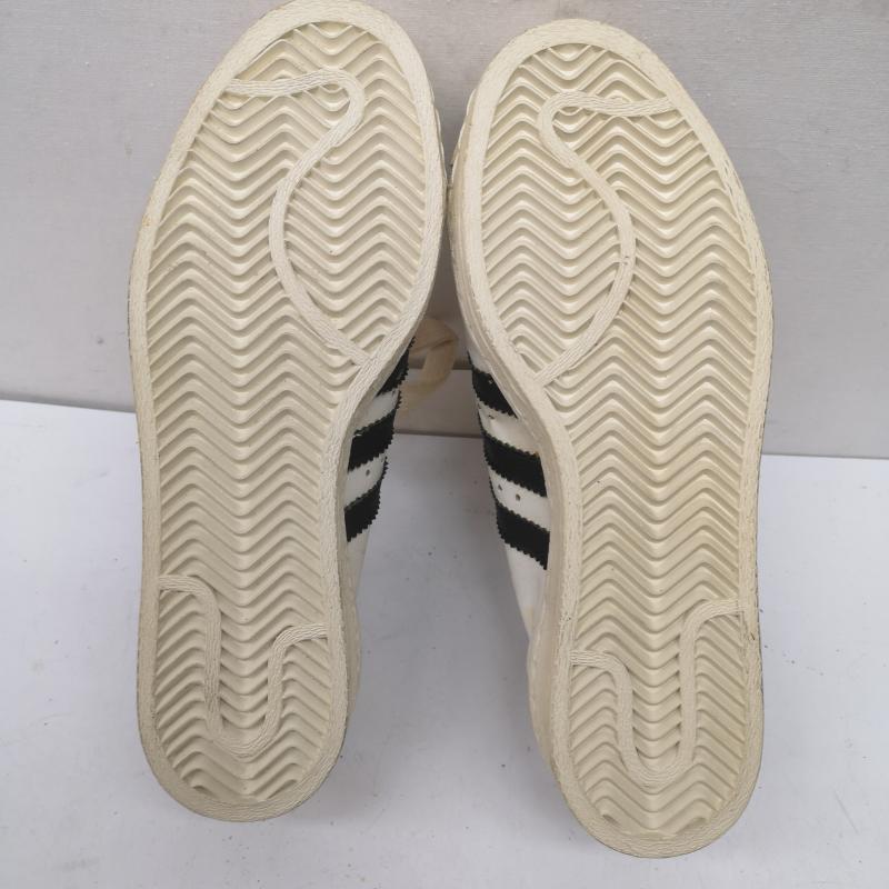 アディダス adidas シューズ シューズ 70s 80s 観賞用 ULTRASTAR ウルトラスター ヴィンテージ フランス製 スニーカー 24.5cm 白 / ホワイト / white メンズ USED 古着 中古 50152876