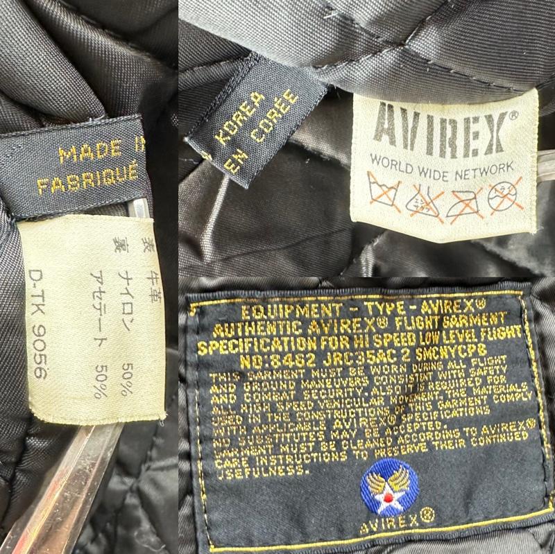 アヴィレックス AVIREX ジャケット、上着 ジャンパー、ブルゾン 80s 90s VARSITY LEATHER アーチロゴ ワッペン ラム レザー スタジャン S 黒 / ブラック / black メンズ USED 古着 中古 50152892