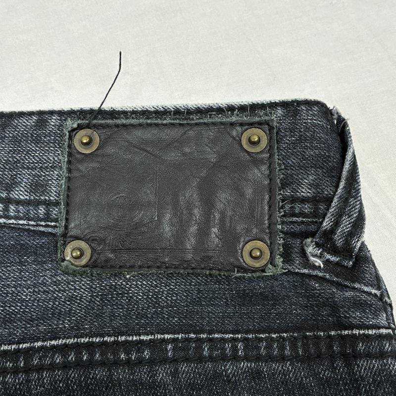 セマンティックデザイン semantic design パンツ デニム、ジーンズ フレア ブーツカット クラッシュ ダメージ グランジ デニムパンツ Y2K L ダメージ加工 メンズ USED 古着 中古 50153060