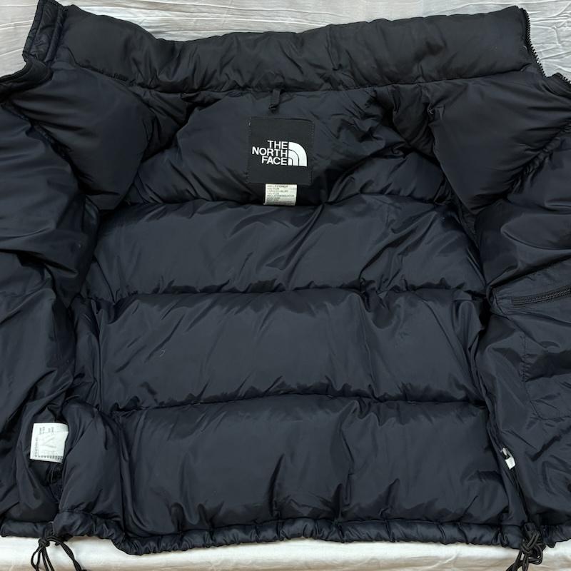 ザノースフェイス THE NORTH FACE ジャケット、上着 ダウンジャケット オールド 00s ヌプシ ダウンジャケット NUPTSE DOWN JACKET L ロゴ、文字 X 刺繍 黒 / ブラック / black メンズ USED 古着 中古 50153146