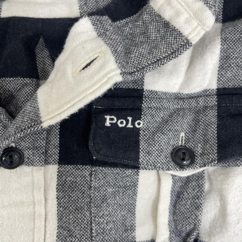 ポロラルフローレン POLO RALPH LAUREN トップス トップス ブロック バッファロー チェック フリンジ シャツ S 黒 / ブラック / black メンズ USED 古着 中古 50153203