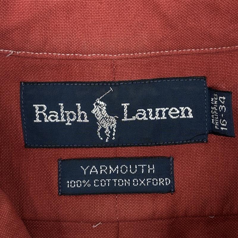 ラルフローレン RALPHLAUREN シャツ、ブラウス 長袖 90年代 ビンテージ YARMOUTH オックスフォード ボタンダウン 長袖シャツ 90s VINTAGE L メンズ USED 古着 中古 50153287