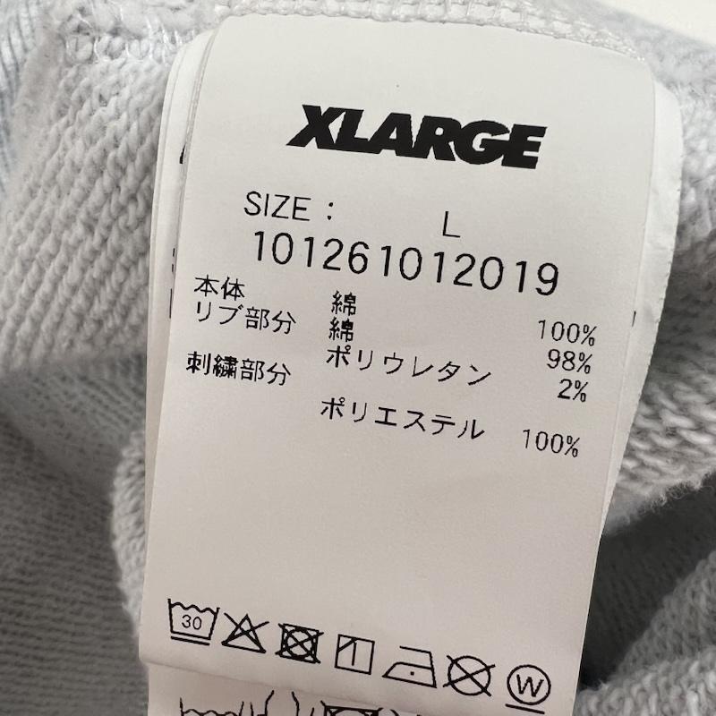 エクストララージ XLARGE パーカー 長袖 AFTERMATH アフターマス コラボ プルオーバー スウェット パーカー L 灰 / グレー / gray メンズ USED 古着 中古 50153677