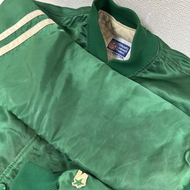 スターター STARTER ジャケット、上着 ジャンパー、ブルゾン 90s NFL JETS ナイロン スタジャン XL 緑 / グリーン / green メンズ USED 古着 中古 50153801