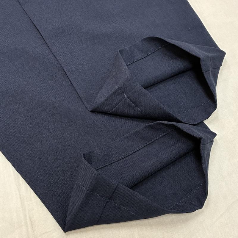 デラックス DELUXE ボトムス ボトムス 9.5/L EASY WIDE PANTS イージー ワイド パンツ 16SDS4003 テーパード タグ付き L ワンポイント X ロゴ、文字 紺 / ネイビー / navy メンズ USED 古着 中古 50153856
