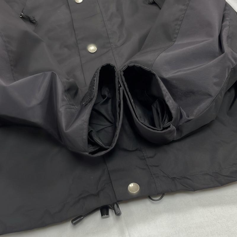 古着 USED ジャケット、上着 ジャンパー、ブルゾン BOLINI MILANO マウンテン パーカー ナイロン ジャケット ジップアップ GORE TEX ゴアテックス ユニセックス L 無地 黒 / ブラック / black メンズ USED 古着 中古 50154093