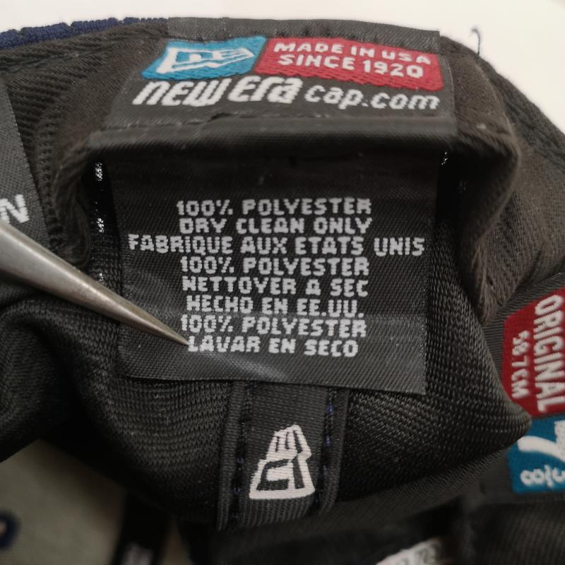 ニューエラ NEW ERA 帽子 キャップ 90s ロゴ無し USA製 シアトル マリナーズ キャップ 7 3/8 - 紺 / ネイビー / navy メンズ USED 古着 中古 50154172