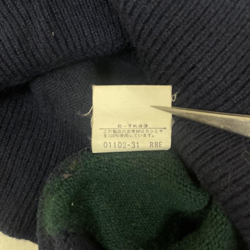 バーバリーズ BURBERRYS ニット、セーター 長袖 アーガイル柄 カシミヤ 100% ニット セーター bbt11-325 L 緑 / グリーン / green メンズ USED 古着 中古 50154333