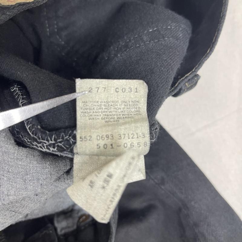 リーバイス Levi s パンツ デニム、ジーンズ 90s 93年製 USA製 501 後染め ブラック デニム パンツ 501-0658 31インチ 黒 / ブラック / black メンズ USED 古着 中古 50154401