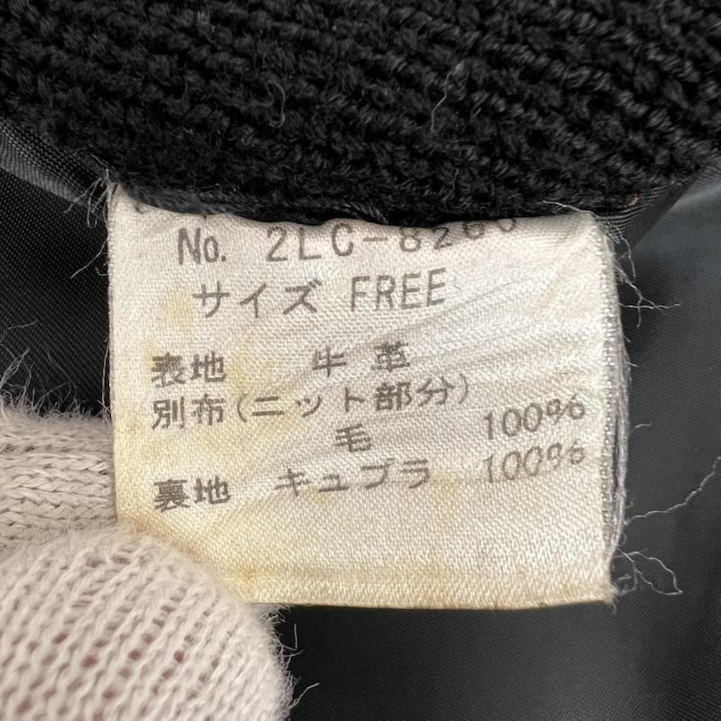 ヒステリックグラマー HYSTERIC GLAMOUR ジャケット、上着 レザージャケット 00s ニット切替 レザージャケット y2k FREE 黒 / ブラック / black レディース USED 古着 中古 50154666