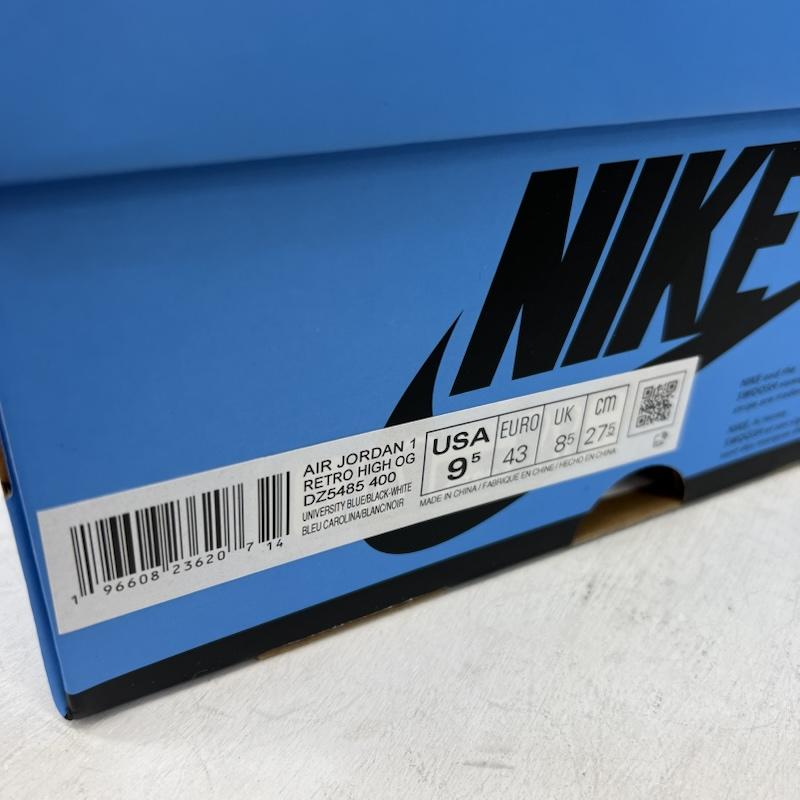 ナイキ NIKE スニーカー スニーカー AIR JORDAN 1 RETRO HIGH OG UNIVERSITY BLUE DZ5485-400 27.5cm メンズ USED 古着 中古 50154687
