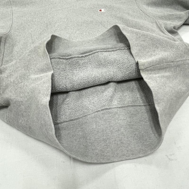 チャンピオン Champion パーカー 長袖 90 s REVERSEWEAVE リバースウィーブ スウェット パーカー USA製 目つき ヴィンテージ M 無地 X ワンポイント X ロゴ、文字 X 刺繍 灰 / グレー / gray メンズ USED 古着 中古 50154713
