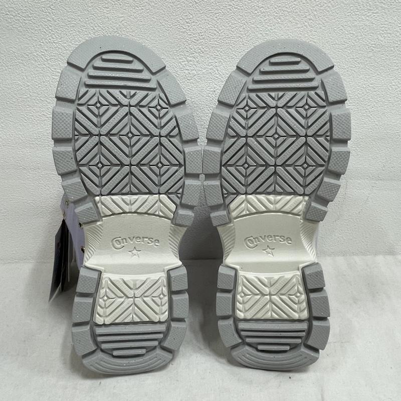 コンバース CONVERSE スニーカー スニーカー ALL STAR オールスター ハイカット スニーカー TREKWAVE トレックウェーブ 厚底 25.0cm 無地 X ロゴ、文字 紫 / パープル / purple X 白 / ホワイト / white レディース USED 古着 中古 50154851