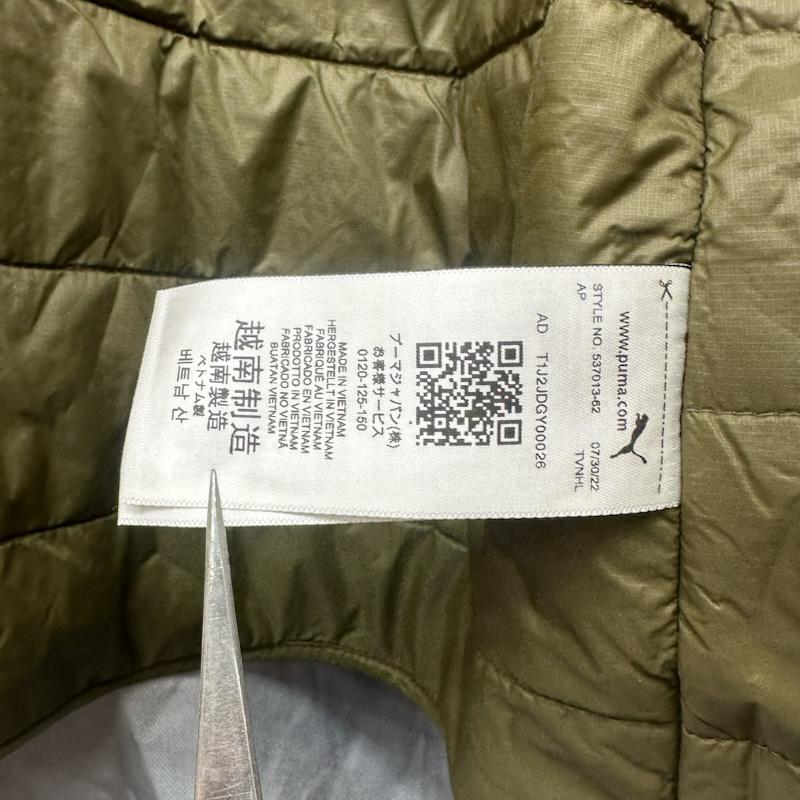 アンリアレイジ ANREALAGE ジャケット、上着 ジャンパー、ブルゾン PUMA 2IN1 LONG COAT ナイロン 変形 コート M カーキオリーブ / カーキオリーブ / メンズ USED 古着 中古 50154926