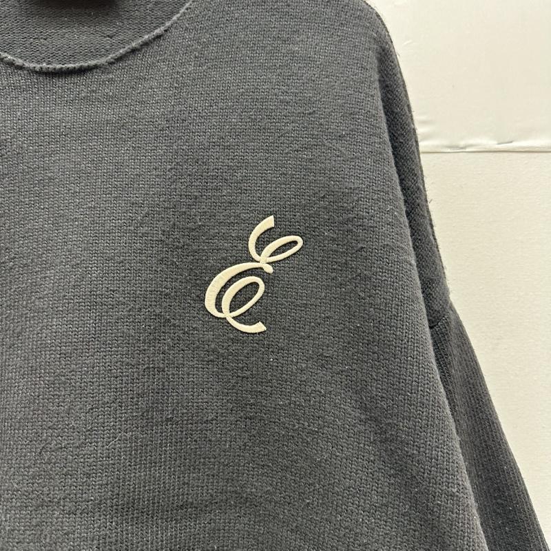 エッセンシャルズ ESSENTIALS ニット、セーター 長袖 25AW WAFFLE CREWNECK SWEATER ワッフル クルーネック ニット L 黒 / ブラック / black メンズ USED 古着 中古 50155279