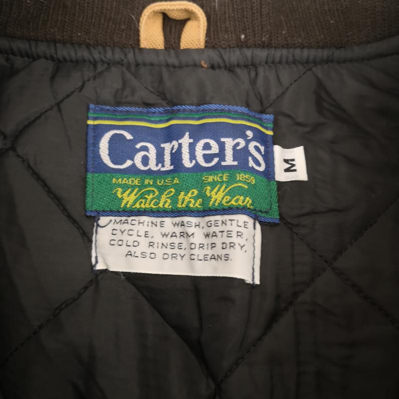 カーターズ CARTERS ベスト ベスト 80s USA製 ダック ワーク ベスト M 茶 / ブラウン / brown メンズ USED 古着 中古 50155369