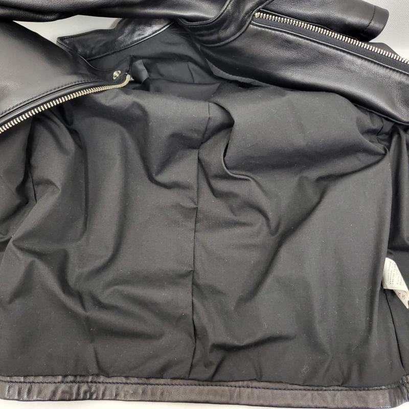 ハレ HARE ジャケット、上着 レザージャケット ラムレザー シングルライダース S 無地 黒 / ブラック / black メンズ USED 古着 中古 50155584