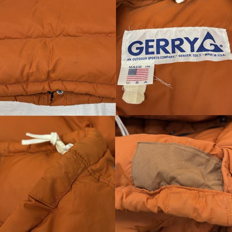 ジェリー GERRY ジャケット、上着 ダウンジャケット 80-90年代 ビンテージ USA製 ダウン ジャケット 80s 90s VINTAGE S 橙 / オレンジ / orange メンズ USED 古着 中古 50155674