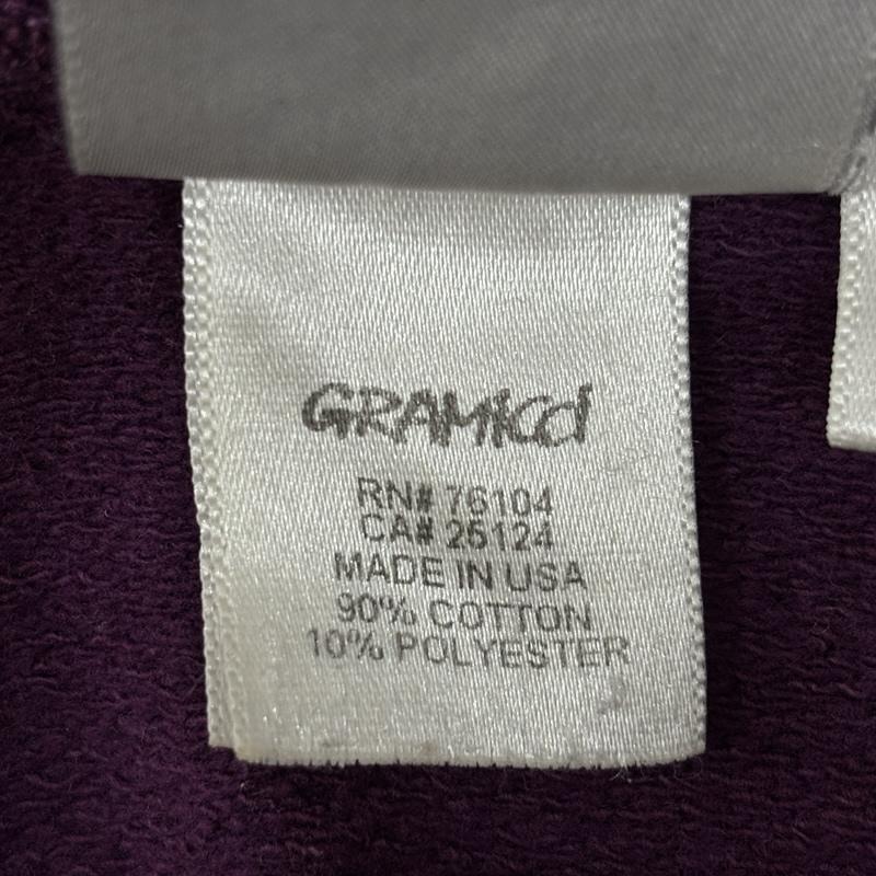 グラミチ GRAMICCI トレーナー 長袖 2000年代 00s USA製 ダック エルボーパッチ オーバーサイズ トレーナー L 紫 / パープル / purple メンズ USED 古着 中古 50155978