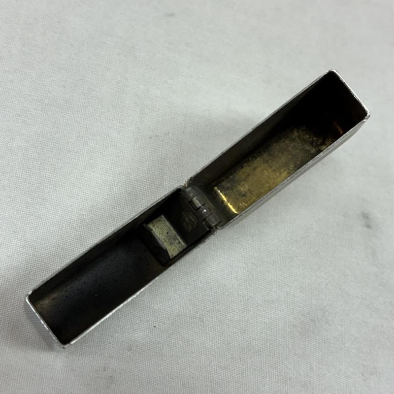 古着 USED ファッション小物 喫煙グッズ ZIPPO ジッポ 18年 USA製 オイル ライター 動作未確認 箱付き - 銀 / シルバー / silver color メンズ USED 古着 中古 50156130