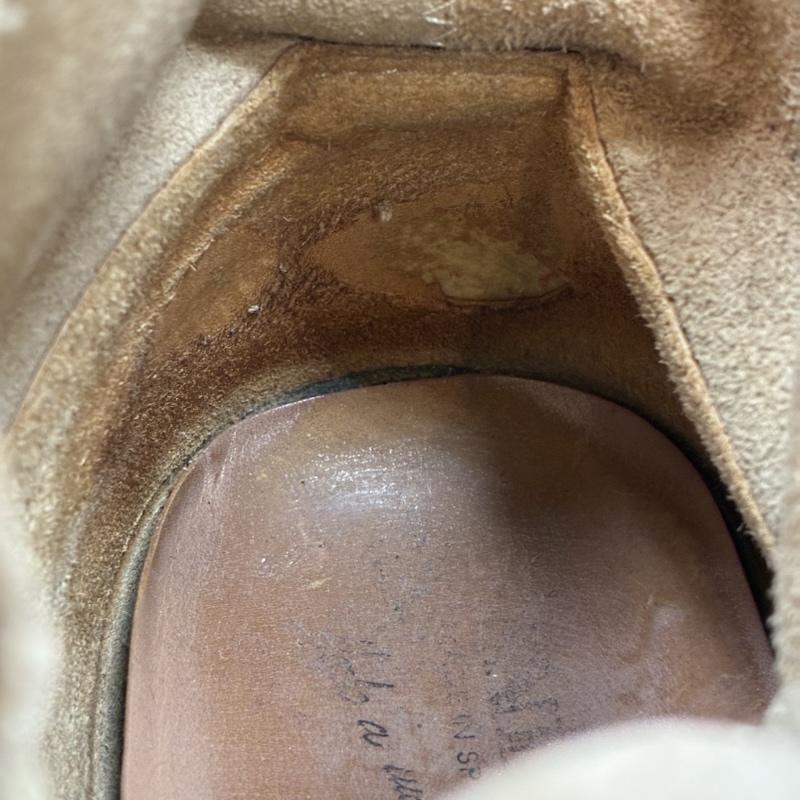 センドラ SENDRABOOTS ブーツ ショートブーツ スウェード レザー レースアップ ブーツ - ベージュ / ベージュ / beige X 茶 / ブラウン / brown メンズ USED 古着 中古 50156141