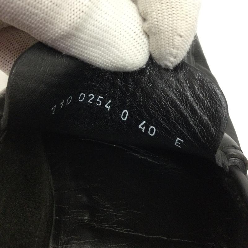 グッチ GUCCI 革靴 革靴 ドレスシューズ 110 0254 ビットローファー スクエア 25.0cm 黒 / ブラック / black メンズ USED 古着 中古 50156146