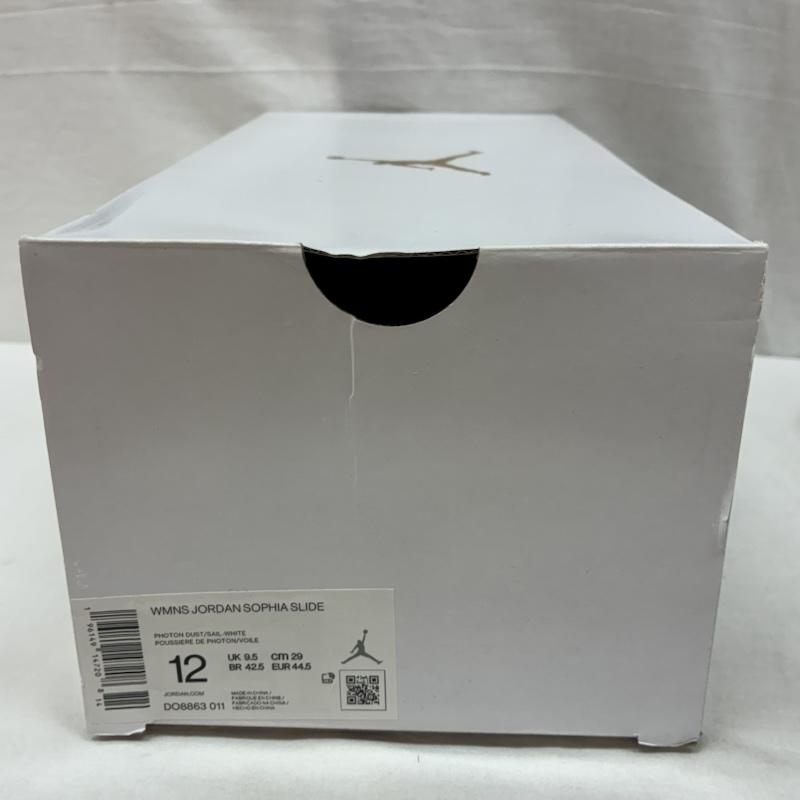 ナイキ NIKE サンダル サンダル ウィメンズ JORDAN SOPHIA SLIDE ジョーダン ソフィア スライド サンダル DO8863-011 29.0cm ワンポイント X ロゴ、文字 メンズ USED 古着 中古 50156154