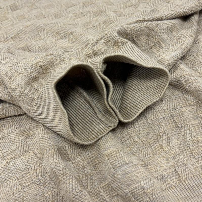 バーバリーロンドン Burberry London ニット、セーター 長袖 Vネック 薄手 長袖 ニット L 無地 ベージュ / ベージュ / beige メンズ USED 古着 中古 50156231