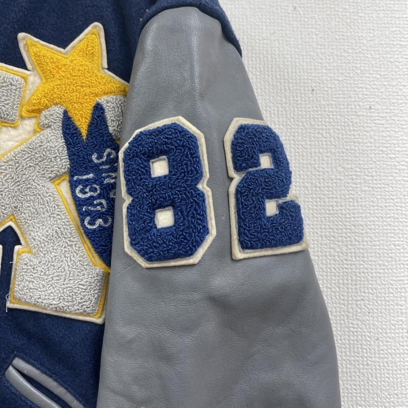 古着 USED ジャケット、上着 ジャンパー、ブルゾン BUTWIN USA製 スタジアム ジャンパー Pure TENNIS TEAM ロゴ 刺繍 38 紺 / ネイビー / navy メンズ USED 古着 中古 50156283