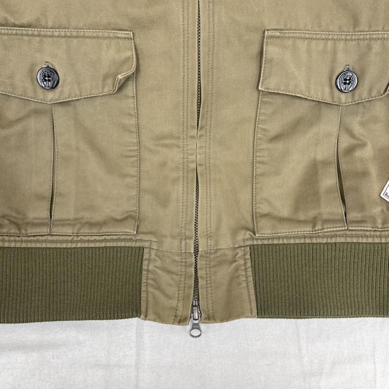 クライミー CRIMIE ジャケット、上着 ジャンパー、ブルゾン ロゴ 刺繍 ワーク フライト ジャケット M カーキオリーブ / カーキオリーブ / メンズ USED 古着 中古 50156356