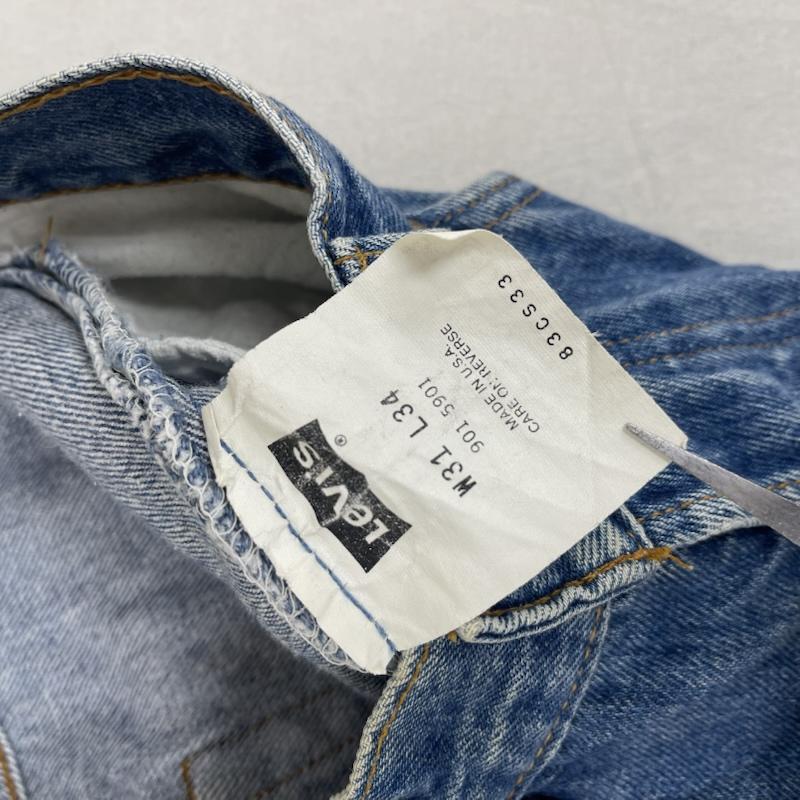 リーバイス Levi s パンツ デニム、ジーンズ 901 ボタン裏 524 デニム ボタンフライ パンツ インディゴ / インディゴ / Indigo メンズ USED 古着 中古 50156403