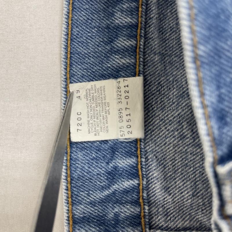 リーバイス Levi s パンツ デニム、ジーンズ USA製 90s 517 ボタン裏 575 デニム パンツ 32インチ インディゴ / インディゴ / Indigo メンズ USED 古着 中古 50156406