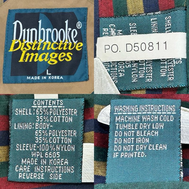 古着 USED ジャケット、上着 ジャンパー、ブルゾン Dunbrooke 90s 企業ロゴジャケット ベージュ L L 刺繍 ベージュ / ベージュ / beige メンズ USED 古着 中古 50156493