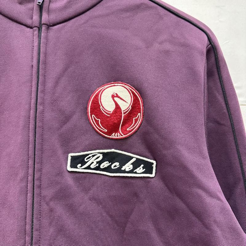 オゾン ロックス OZONE ROCKS ジャケット、上着 ジャンパー、ブルゾン 和柄 刺繍 ワッペン トラック ジャケット 8CG-0373 L 紫 / パープル / purple メンズ USED 古着 中古 50156507