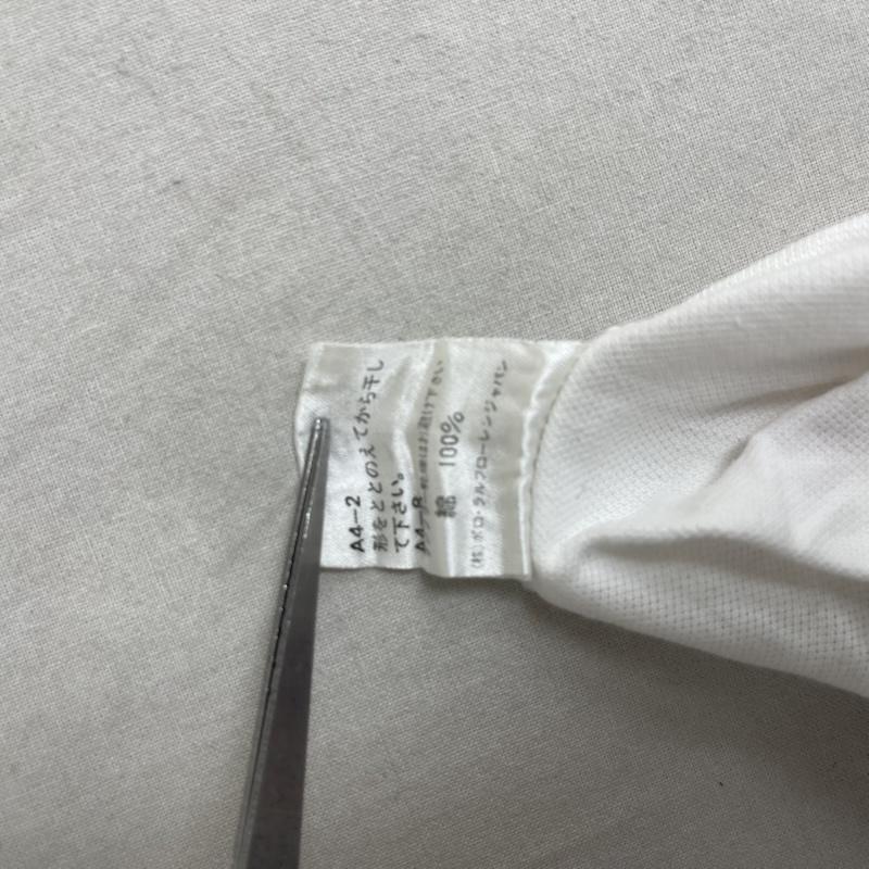ポロスポーツラルフローレン POLOSPORT ポロシャツ 半袖 USA製 ロゴ プリント ポロ シャツ 半袖 L 白 / ホワイト / white メンズ USED 古着 中古 50156739