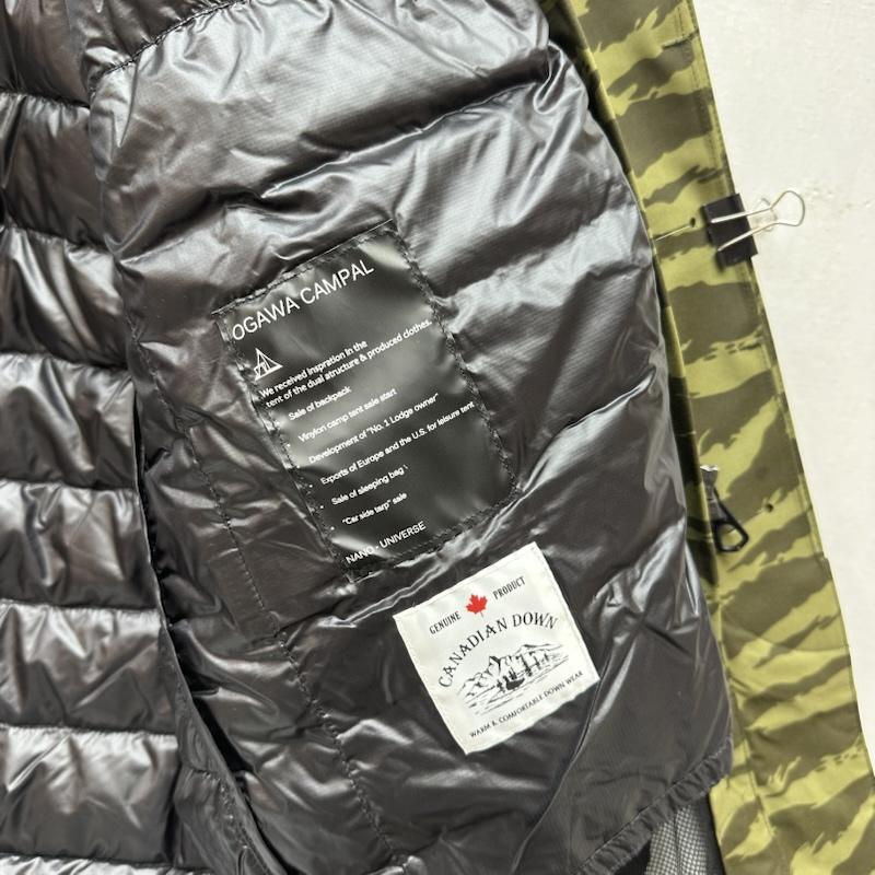 ステューシー STUSSY コート コート一般 nano universe 迷彩 カモフラ ナイロン コート NUC44CT0951HO M カーキオリーブ / カーキオリーブ / メンズ USED 古着 中古 50156785