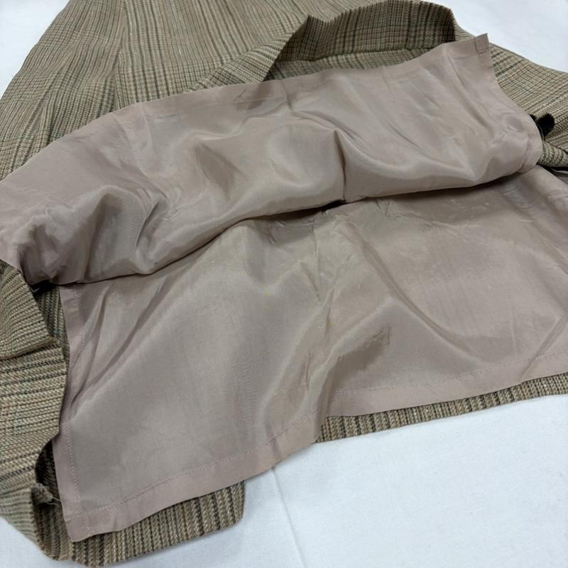 バーバリーズ BURBERRYS スカート ひざ丈スカート チェック プリーツスカート - チェック ベージュ / ベージュ / beige レディース USED 古着 中古 50156887